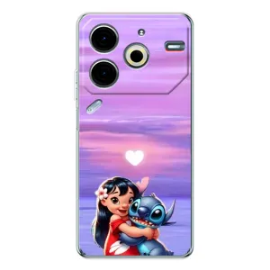 Чохол з малюнком Стіч для TECNO Pova 7 Pro (Стіч з Ліло)