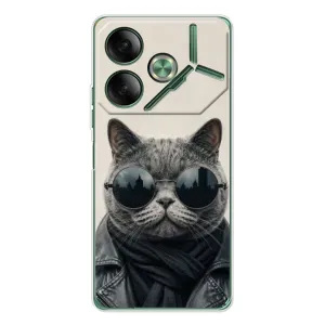 Чехол на тематику: Коты для TECNO Pova 7 Ultra (Модный кот)