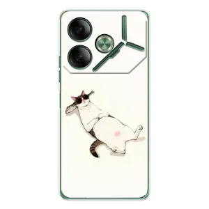 Чехол на тематику: Коты для TECNO Pova 7 Ultra (Отдых)