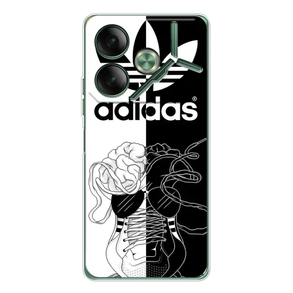 Чехол с рисунком «Adidas шнурки» для TECNO Pova 7 Чехол с рисунком «Adidas шнурки» для TECNO Pova 7