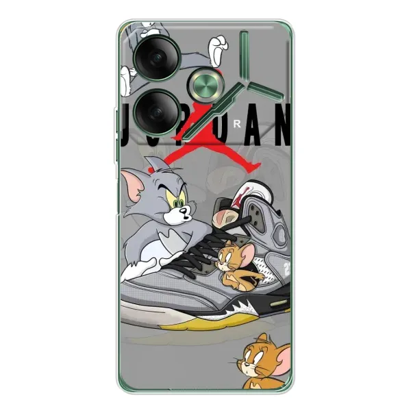 Чехол с рисунком «Air Jordan» для TECNO Pova 7 Чехол с рисунком «Air Jordan» для TECNO Pova 7