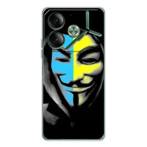 Чехол с Украинской символикой на Пова 7 (Анонимус патриот)