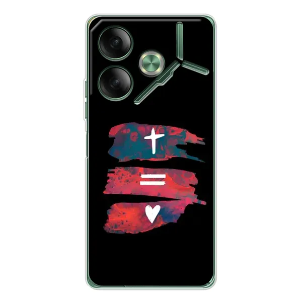 Чехол с рисунком «Атрибутика» для TECNO Pova 7 Чехол с рисунком «Атрибутика» для TECNO Pova 7
