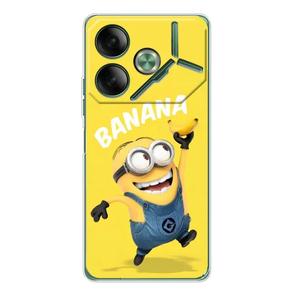 Чехол с рисунком «Banana» для TECNO Pova 7