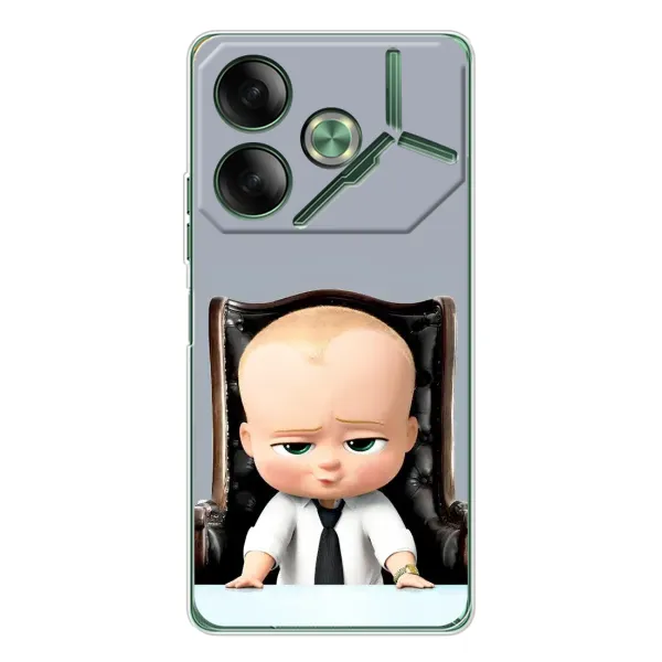 Чехол с рисунком «BOSS» для TECNO Pova 7