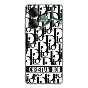 Чехол (Dior, Prada, YSL, Chanel) для Tecno Pova 7 (Christian Dior)
