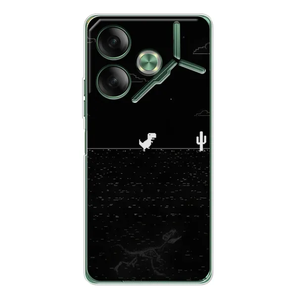 Чехол с рисунком «Динозаврик» для TECNO Pova 7 Чехол с рисунком «Динозаврик» для TECNO Pova 7