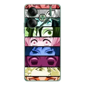 Силиконовые чехлы с глазами Anime для Пова 7 (Глаза Хашира)