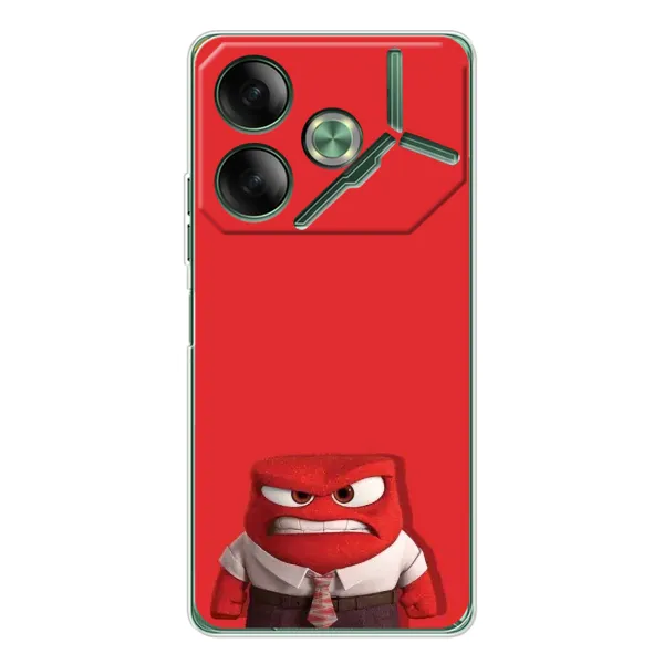 Чехол с рисунком «Гнев» для TECNO Pova 7
