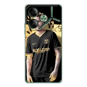 Силиконовый Чехол Tecno Pova 7 (Gold Neymar)