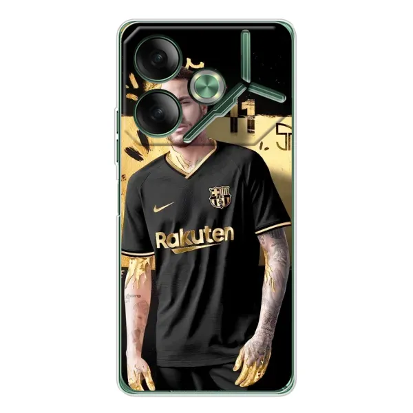 Чехол с рисунком «Gold Neymar» для TECNO Pova 7 Чехол с рисунком «Gold Neymar» для TECNO Pova 7