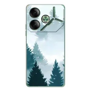 Летний Чехол на Tecno Pova 7 (Горный лес)