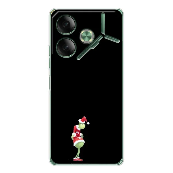 Чехол с рисунком «Гринч на чорном» для TECNO Pova 7 Чехол с рисунком «Гринч на чорном» для TECNO Pova 7