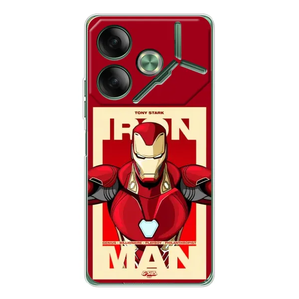 Чехол с рисунком «Iron man» для TECNO Pova 7 Чехол с рисунком «Iron man» для TECNO Pova 7