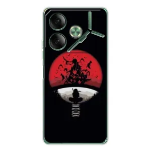 Чехлы с картинкой Итачи Учиха на Tecno Pova 7 (Итачи на черном)