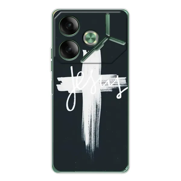 Чехол с рисунком «Jesus» для TECNO Pova 7 Чехол с рисунком «Jesus» для TECNO Pova 7