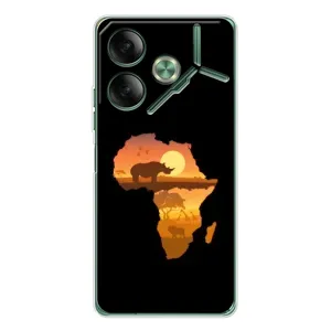 Летний Чехол на Tecno Pova 7 (Карта)