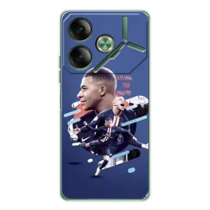 Чехол (TPU) с Футболистом на Tecno Pova 7 (Килиан)