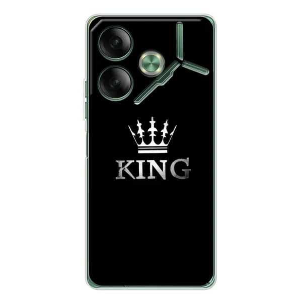 Чехол с рисунком «KING» для TECNO Pova 7 Чехол с рисунком «KING» для TECNO Pova 7