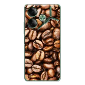 Чохол з зображенням смачної їжі для Tecno Pova 7 (Кава)