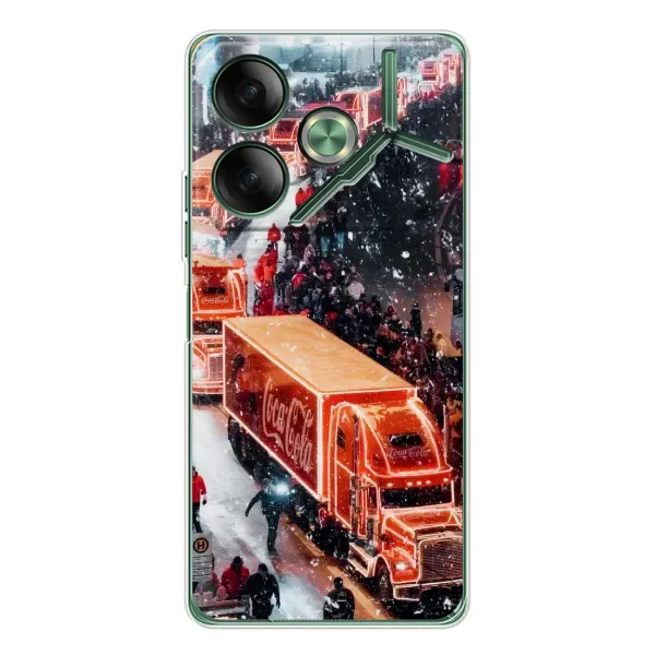 Чехол с рисунком «Кока Кола» для TECNO Pova 7 Чехол с рисунком «Кока Кола» для TECNO Pova 7