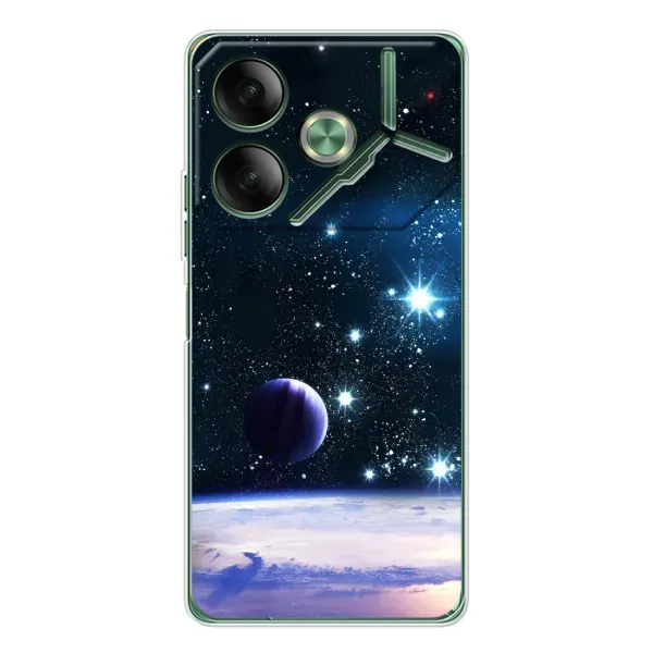 Чехол с рисунком «Космический вид» для TECNO Pova 7 Чехол с рисунком «Космический вид» для TECNO Pova 7