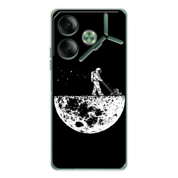 Чехол с рисунком «Космонавт» для TECNO Pova 7 Чехол с рисунком «Космонавт» для TECNO Pova 7