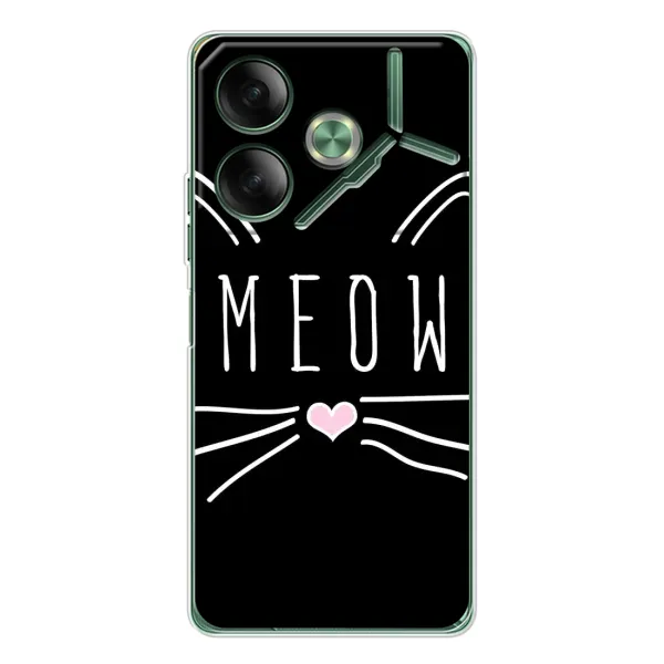 Чехол с рисунком «КОТИК MEOW» для TECNO Pova 7 Чехол с рисунком «КОТИК MEOW» для TECNO Pova 7