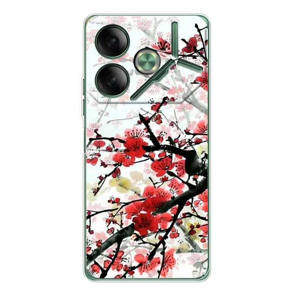 Чехол с рисунком «Красивая Сакура» для TECNO Pova 7 Чехол с рисунком «Красивая Сакура» для TECNO Pova 7