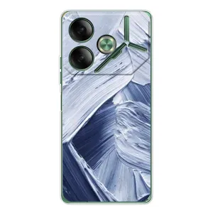 Чохли з сенсом на Tecno Pova 7 (Краски розводи)