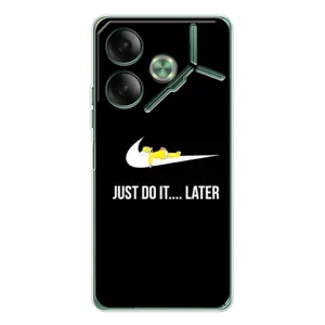 Силиконовый Чехол на Tecno Pova 7 с картинкой Nike (Later)