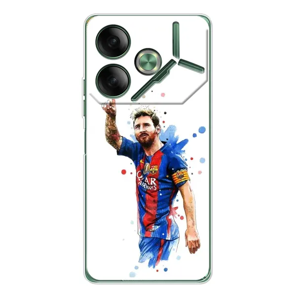 Чехол с рисунком «Leo Messi» для TECNO Pova 7 Чехол с рисунком «Leo Messi» для TECNO Pova 7