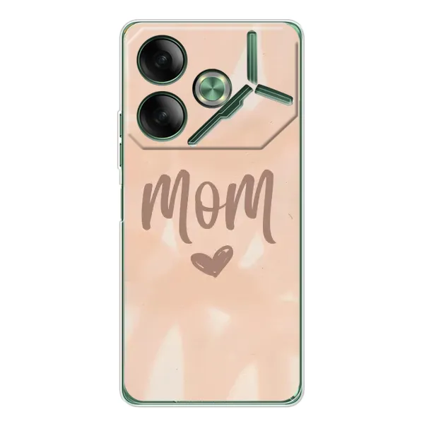Чехол с рисунком «Love mom» для TECNO Pova 7 Чехол с рисунком «Love mom» для TECNO Pova 7
