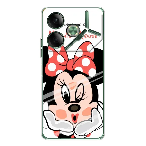 Чехол с рисунком «Minni Mouse» для TECNO Pova 7 Чехол с рисунком «Minni Mouse» для TECNO Pova 7