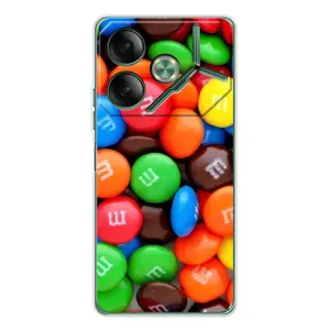 Чехол с изображением  вкусной еды для Tecno Pova 7