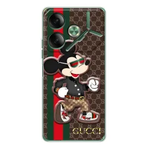 Чехлы Бренд GUCCI для Tecno Pova 7 (Маус Гуччи)