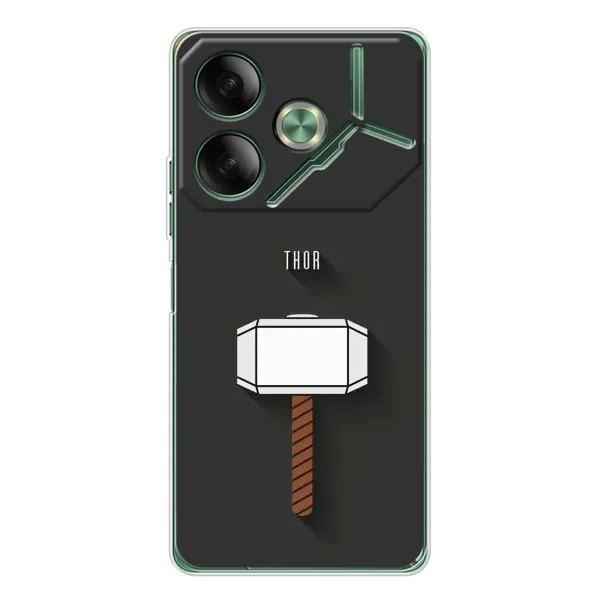 Чехол с рисунком «Молот Тора» для TECNO Pova 7
