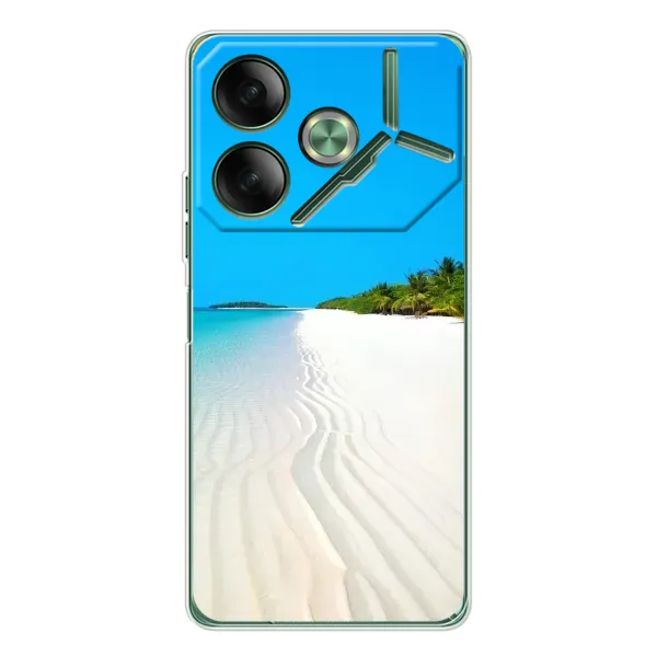 Чехол с рисунком «Море песок» для TECNO Pova 7 Чехол с рисунком «Море песок» для TECNO Pova 7