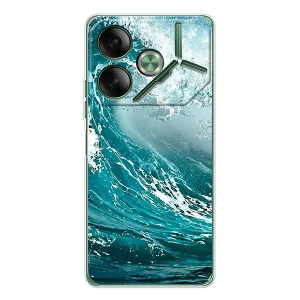 Чехол с рисунком «Морская волна» для TECNO Pova 7 Чехол с рисунком «Морская волна» для TECNO Pova 7