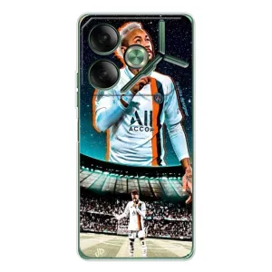 Силиконовый Чехол Tecno Pova 7 (Неймар ПСЖ)