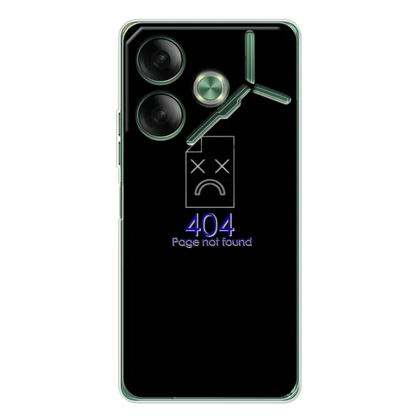 Чехол с рисунком «Ошибка 404» для TECNO Pova 7 Чехол с рисунком «Ошибка 404» для TECNO Pova 7