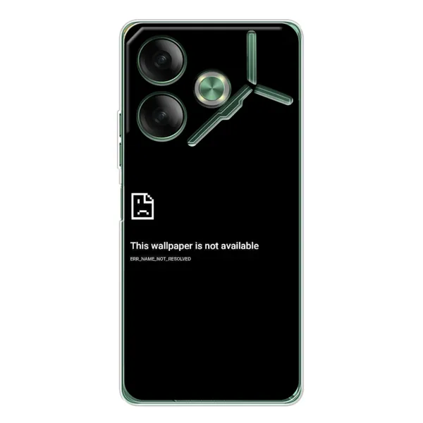 Чехол с рисунком «Ошибка» для TECNO Pova 7 Чехол с рисунком «Ошибка» для TECNO Pova 7