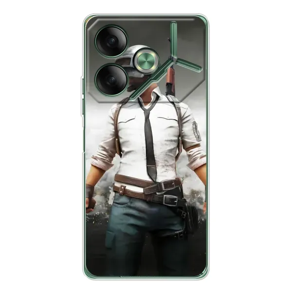 Чехол с рисунком «Пабг» для TECNO Pova 7 Чехол с рисунком «Пабг» для TECNO Pova 7