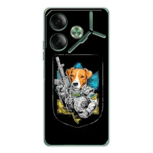 Чехол с принтом для Tecno Pova 7