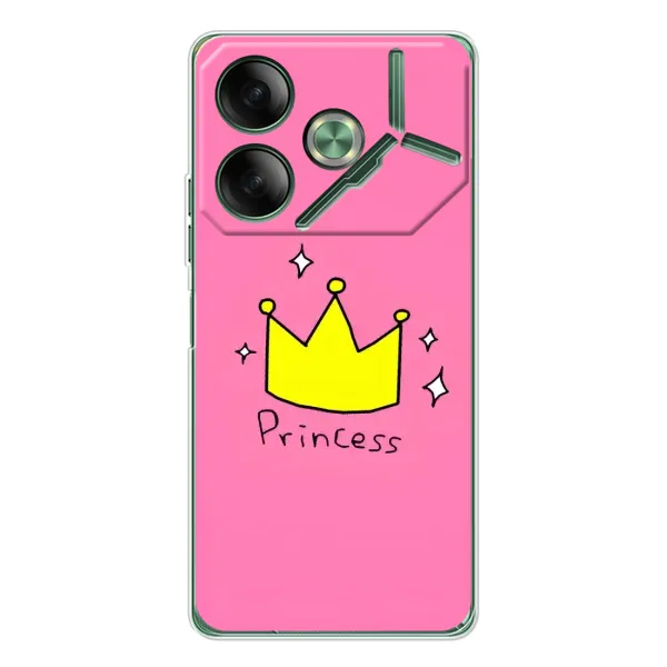 Чехол с рисунком «Princess» для TECNO Pova 7 Чехол с рисунком «Princess» для TECNO Pova 7