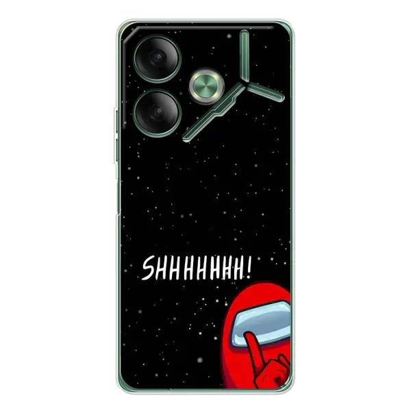 Чехол с рисунком «SHHHHH» для TECNO Pova 7 Чехол с рисунком «SHHHHH» для TECNO Pova 7