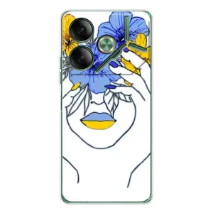 Чохол на Tecno Pova 7 (Український дизайн) (Українка на всю голову)