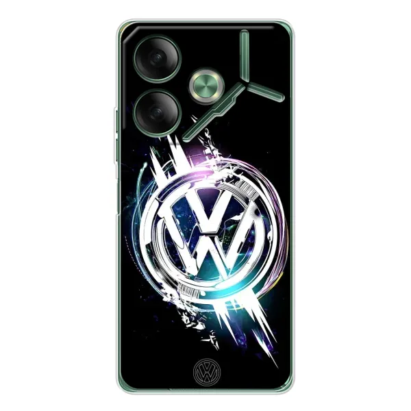 Чехол с рисунком «Volkswagen на черном» для TECNO Pova 7 Чехол с рисунком «Volkswagen на черном» для TECNO Pova 7