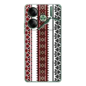 Силиконовый Чехол на Tecno Pova 7 с картинкой Вышиванки (Вышиваночки)