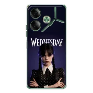Чохол з картинкою Венсдей на Tecno Pova 7 (Wednesdey)